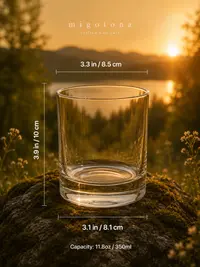 Kristallselge viskiklaas 2x350ml — pilt 3